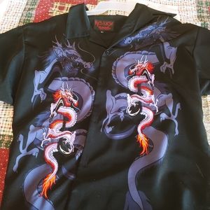 NSIXX Dragonfly clothing company embroidered shirt